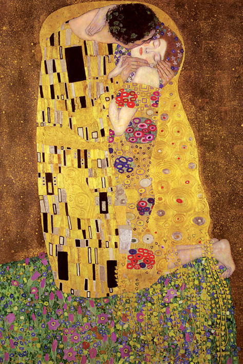 O Beijo, de Gustav Klimt, 1907. 