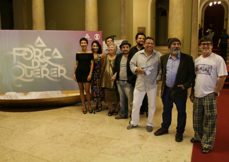 O Teatro Amazonas foi palco para o lançamento da novela "A Força do Querer".
