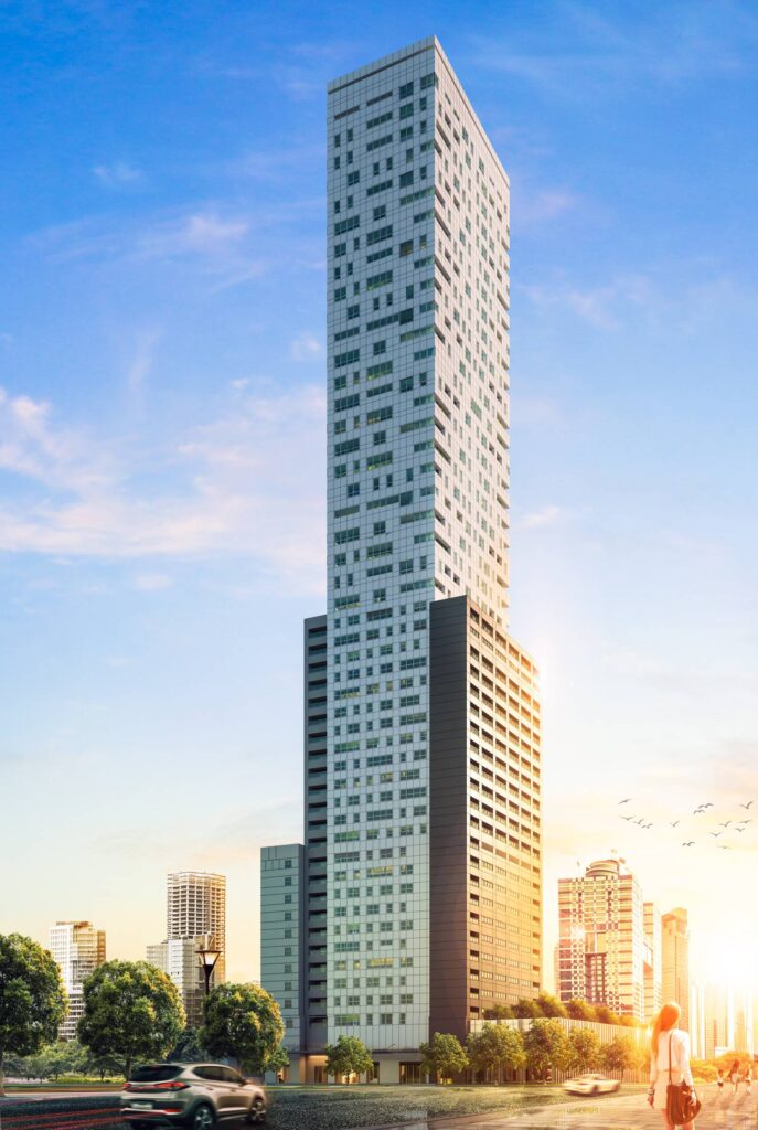 Fachada do prédio mais alto de São Paulo.