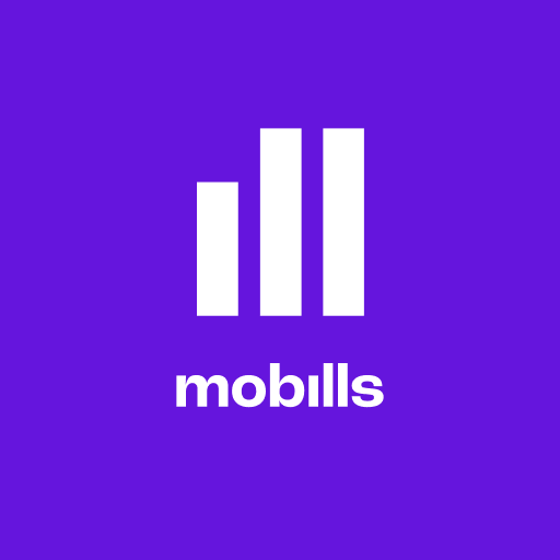 Aplicativo Mobills logo.