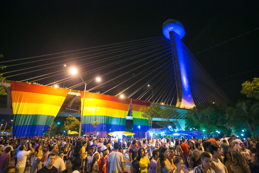 O complexo como palco da Parada do Orgulho LGBT em Teresina. 